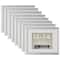 8 Pack: Silver Frame with Mat, Belmont by Studio Décor®